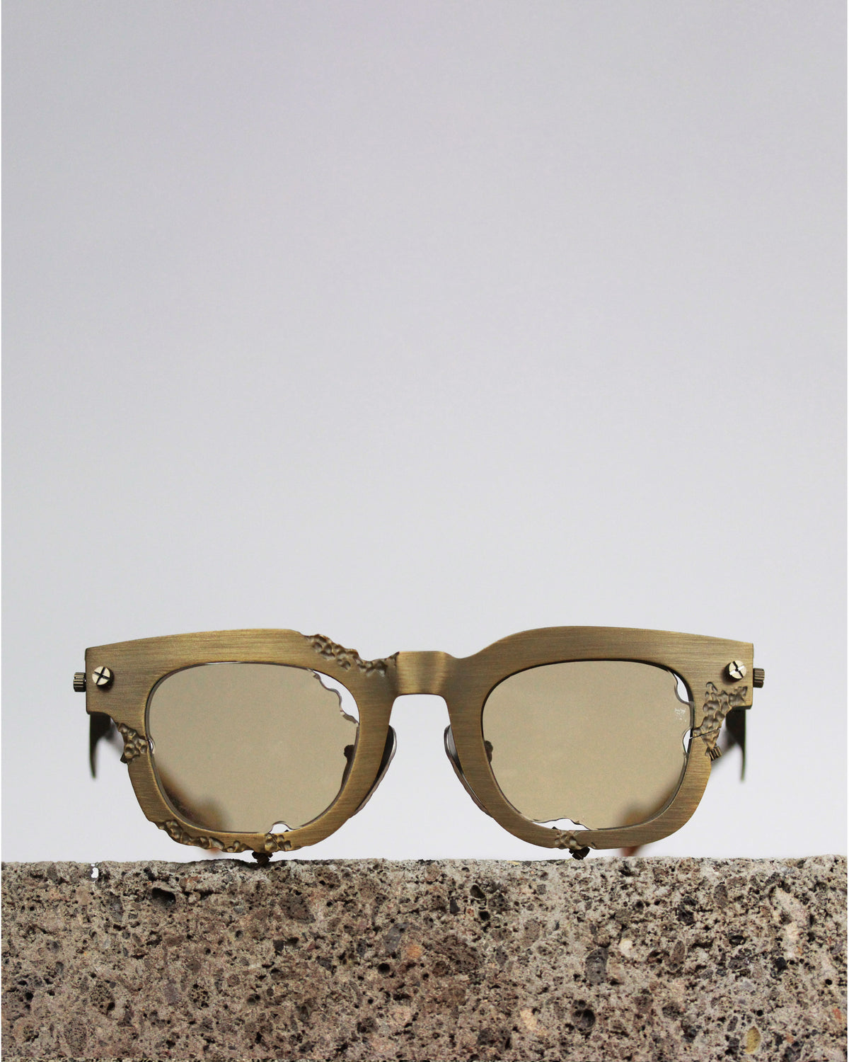 Titanium Museum Specimen 01 Sunglasses in C8 Bronze