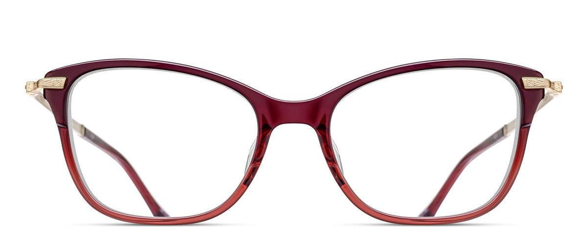 Matsuda M2065 Optical in Bordeaux Gradient - Brushed Gold