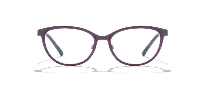 Bevel Rosa in Granite/Purple, handmade Japanese eyewear at Visionary Optics NYC