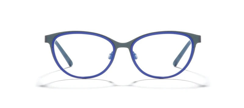 Bevel Rosa in Humid/Lavender Blue, handmade Japanese eyewear at Visionary Optics NYC