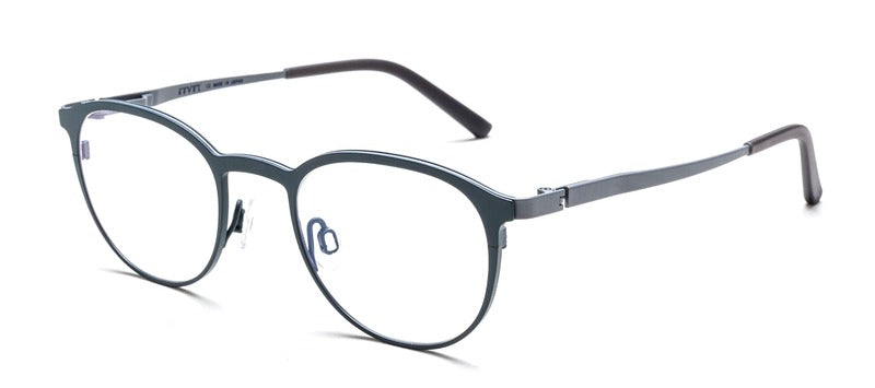 Bevel Beets GO ON in Slate Black/Stone Grey, handmade Japanese eyewear at Visionary Optics NYC