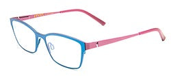 Bevel Willits in Marine Blue/Deep Purple, handmade Japanese eyewear at Visionary Optics NYC