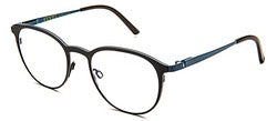 Bevel Jorja in Bcdl Black Carbon Diesel, handmade Japanese eyewear at Visionary Optics NYC