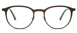 Bevel Jorja in Granite/Forest Green, handmade Japanese eyewear at Visionary Optics NYC
