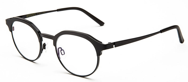 Bevel Tagine in Black Carbon Gradient, handmade Japanese eyewear at Visionary Optics NYC