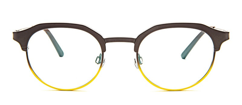 Bevel Tagine in Granite Gradient, handmade Japanese eyewear at Visionary Optics NYC