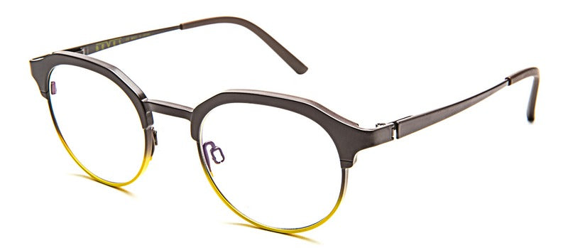 Bevel Tagine in Granite Gradient, handmade Japanese eyewear at Visionary Optics NYC
