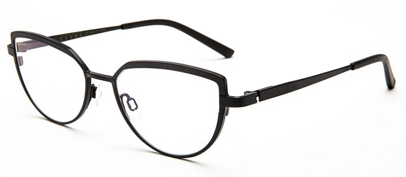 Bevel Tine V in Black Carbon Gradient, handmade Japanese eyewear at Visionary Optics NYC