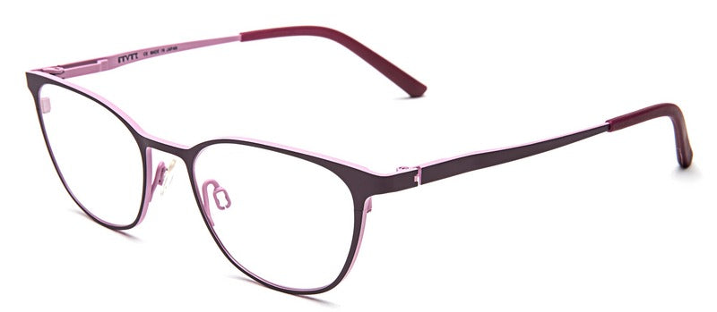 Bevel Tofino in Leather/Pastel Purple, handmade Japanese eyewear at Visionary Optics NYC