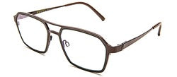 Bevel Sunflower in Brownish Black/Forest Green, handmade Japanese eyewear at Visionary Optics NYC