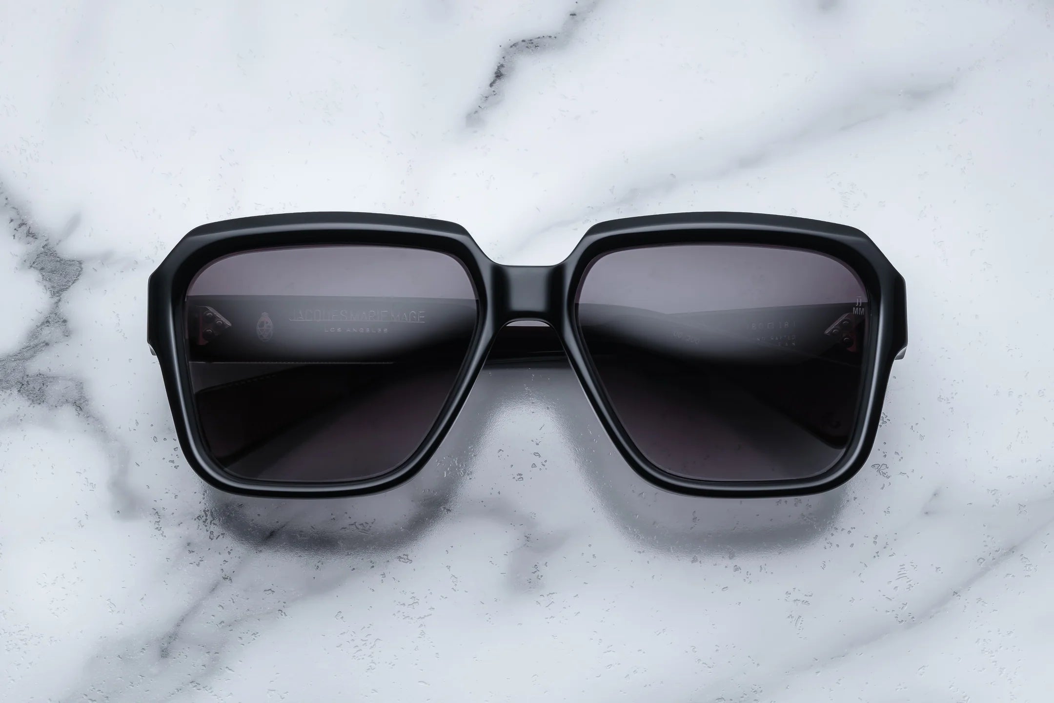 Jacques Marie Mage Alfred in 6P Bloodstone Jet Gradient - Luxury Eyewear