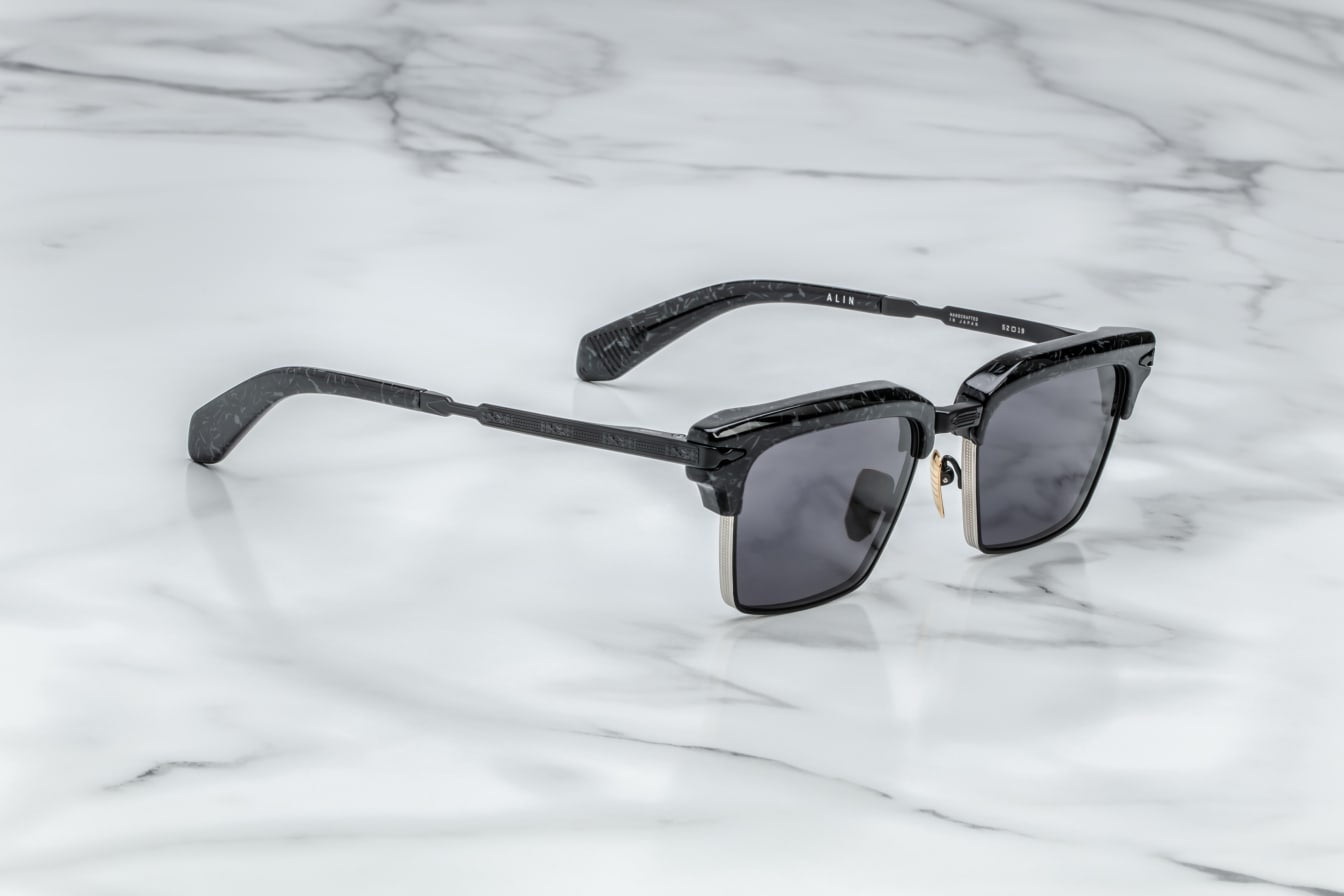 Jacques Marie Mage Alin (Sunglasses) in 10S Slate Jet - Side View