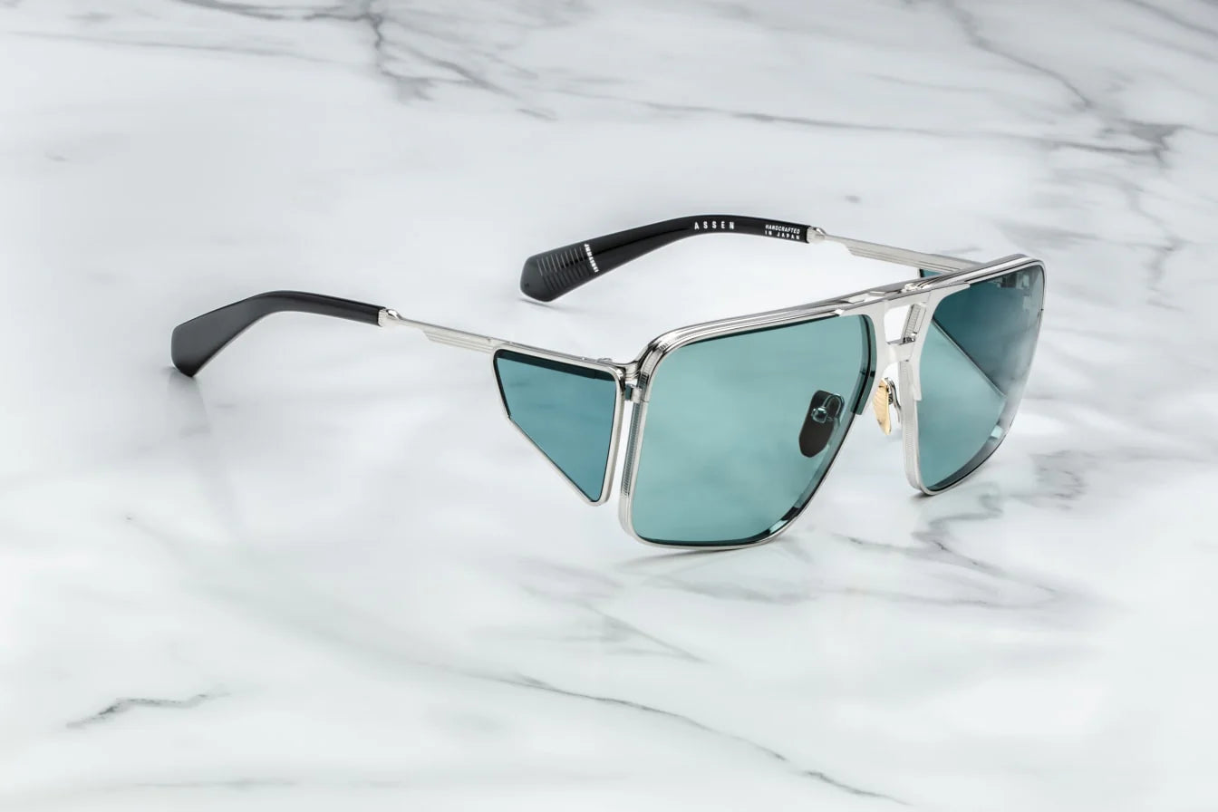 Jacques Marie Mage Assen in 41 Silver Eucalyptus - Side View