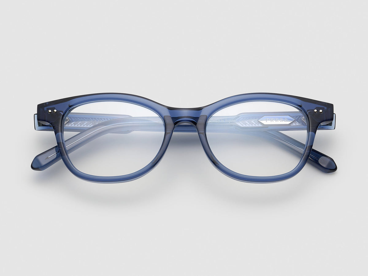 Press The Bribe Optical in TI002 Blue Crystal / Silver