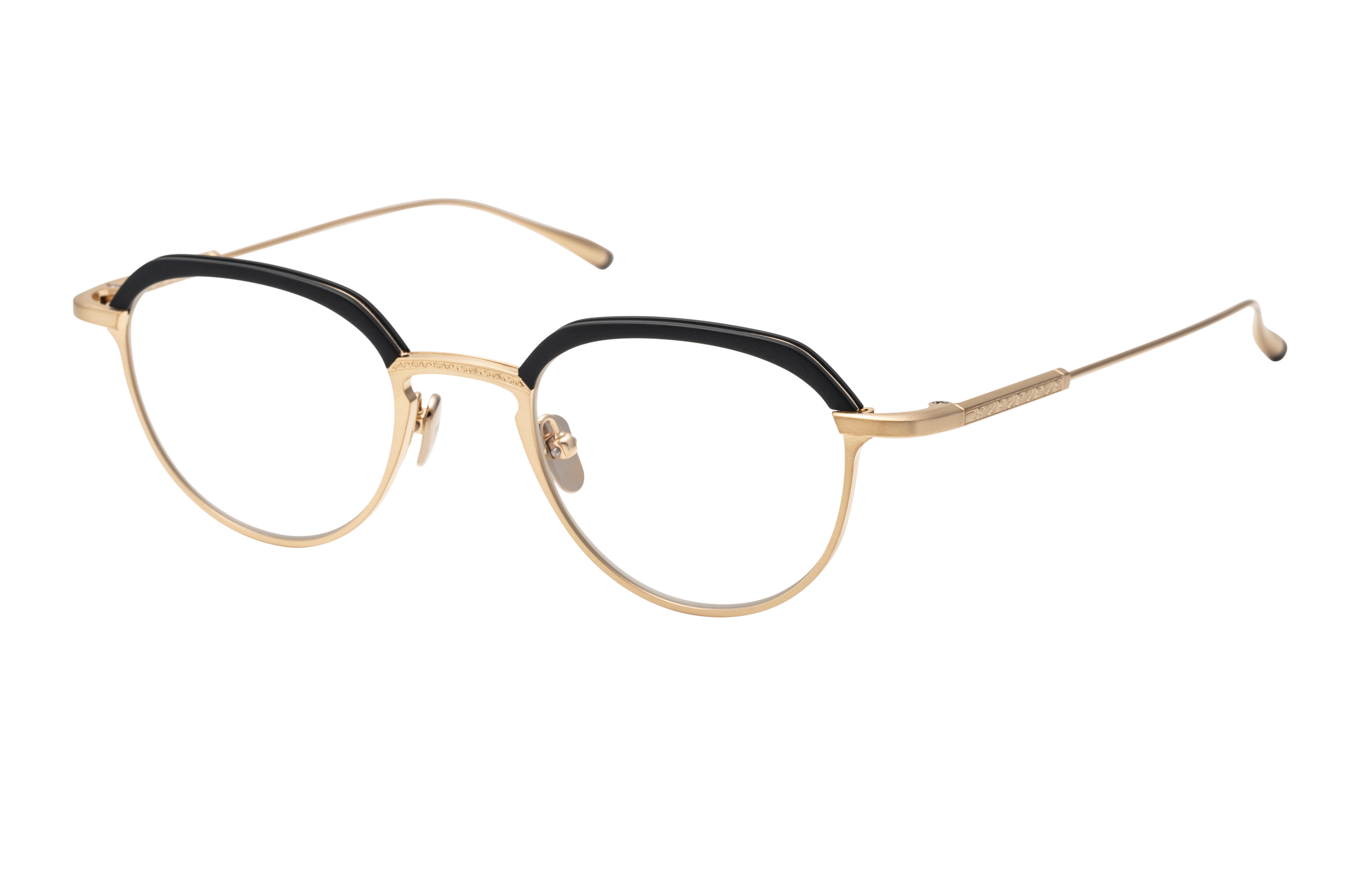 Masunaga x Kenzo Takada Ceres Optical - 011 Matte Black/12K Gold