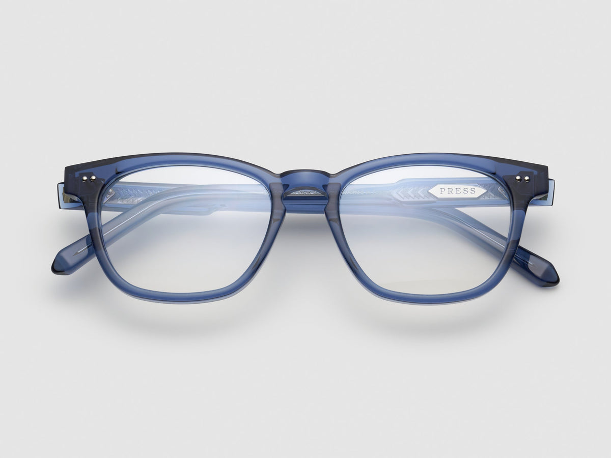 Press The Choice Optical in TI002 Blue Crystal / Silver