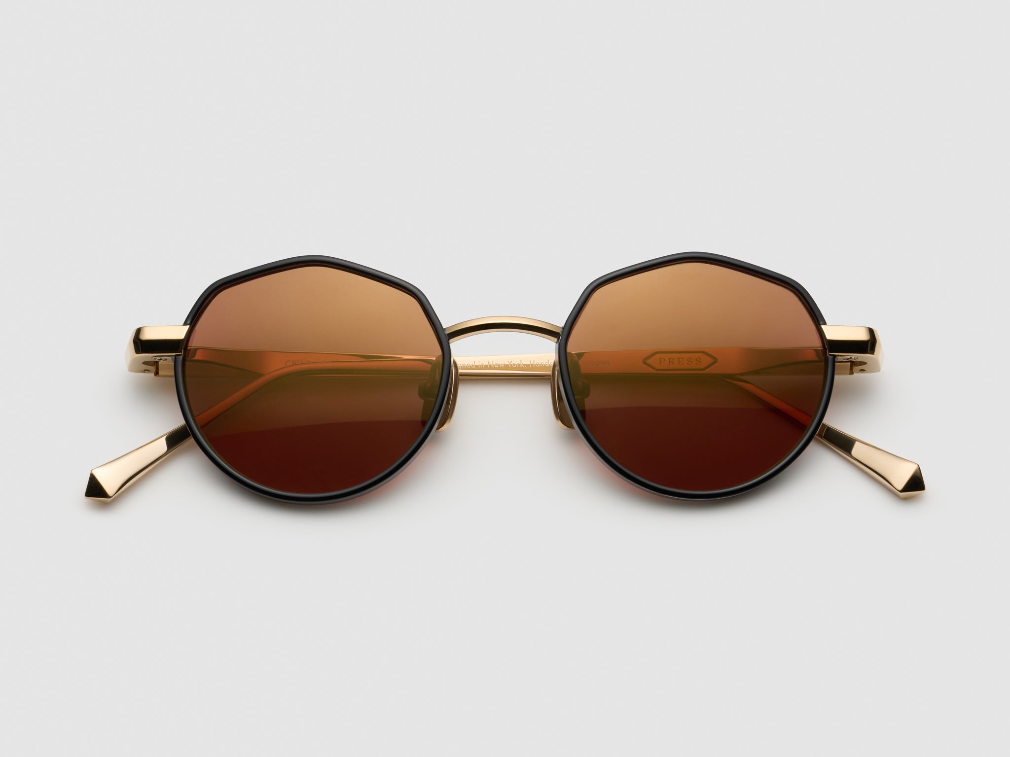 Press Cry Baby Sunglasses in RUTHENIUM/RUBY SOLID