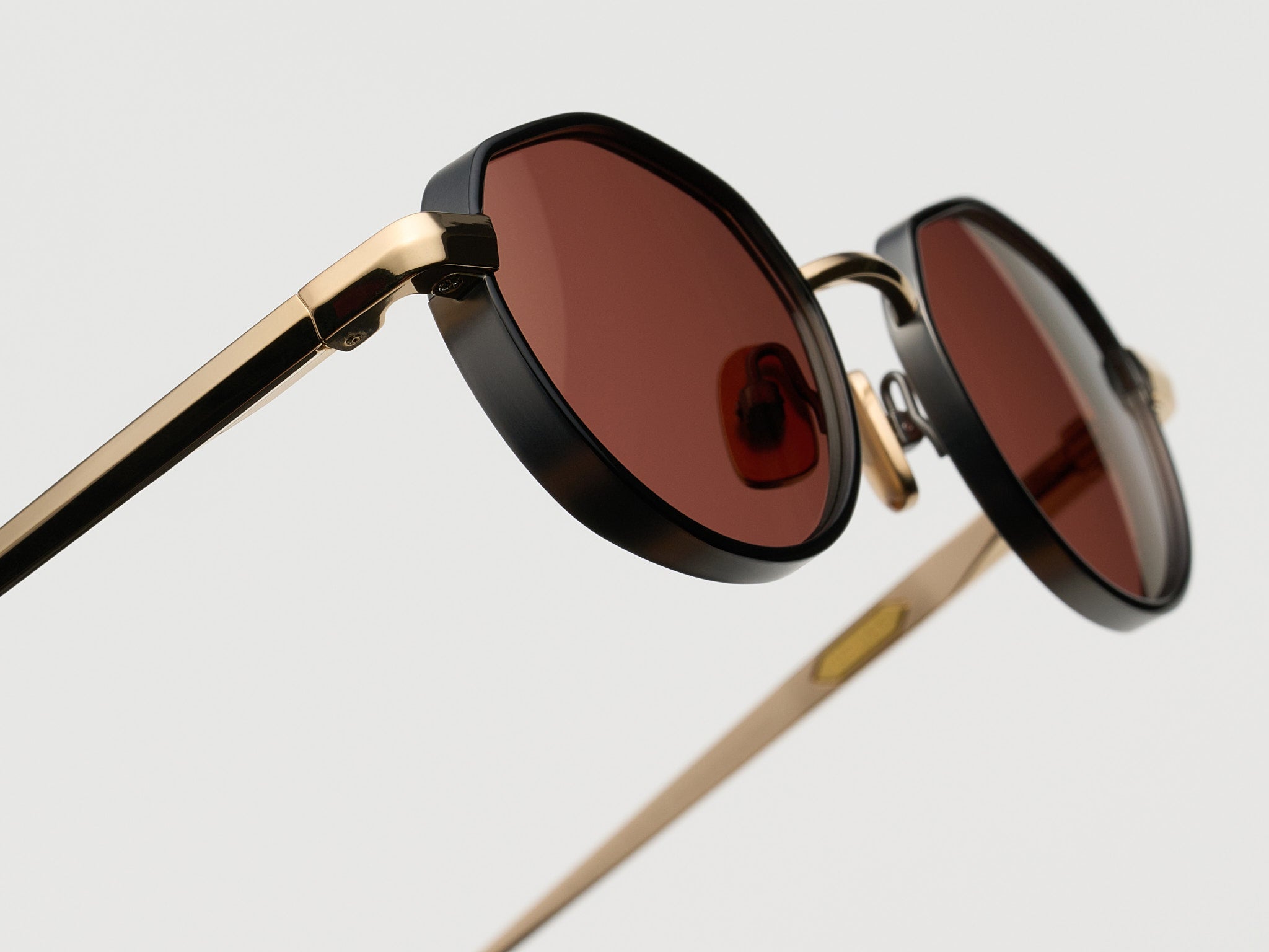 Press Cry Baby Sunglasses in RUTHENIUM/RUBY SOLID