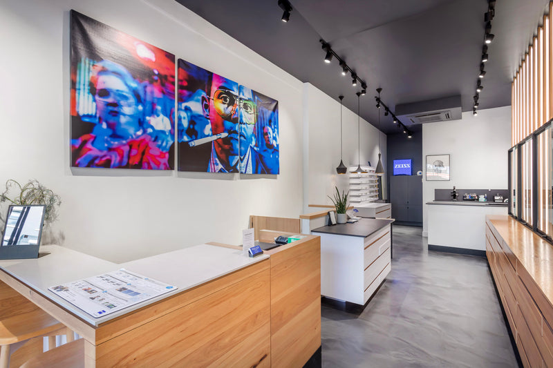 Visionary Optics Chelsea showroom storefront