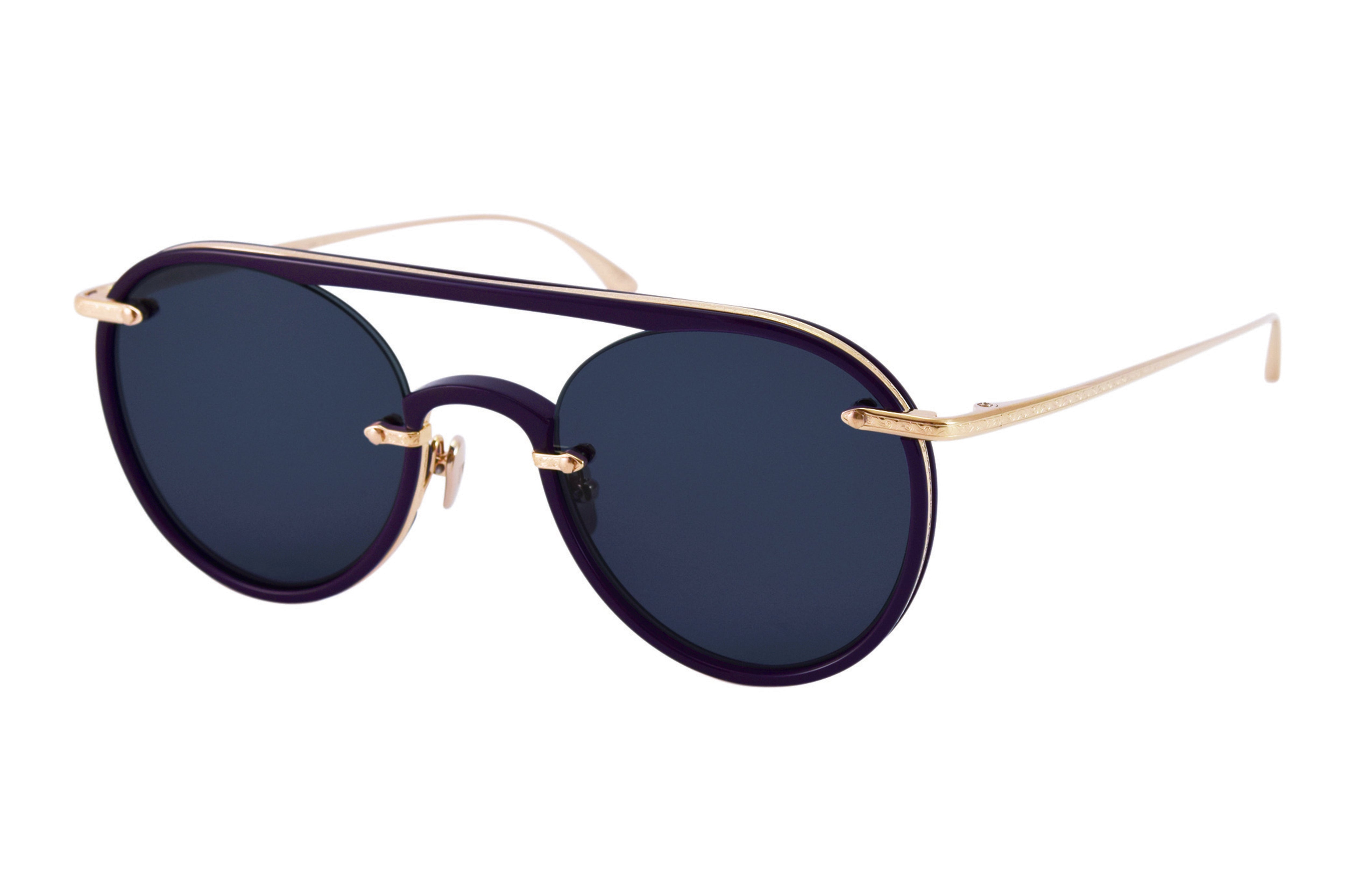 Masunaga x Kenzo Takada Canopus Sunglasses 15 Gold