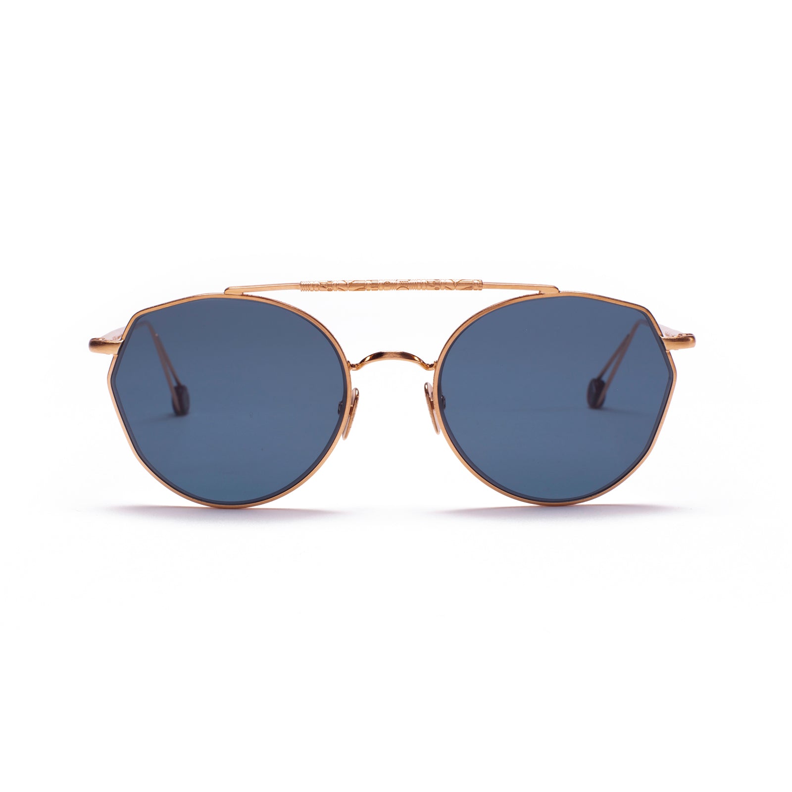 Carree Rose Gold/Blue - front