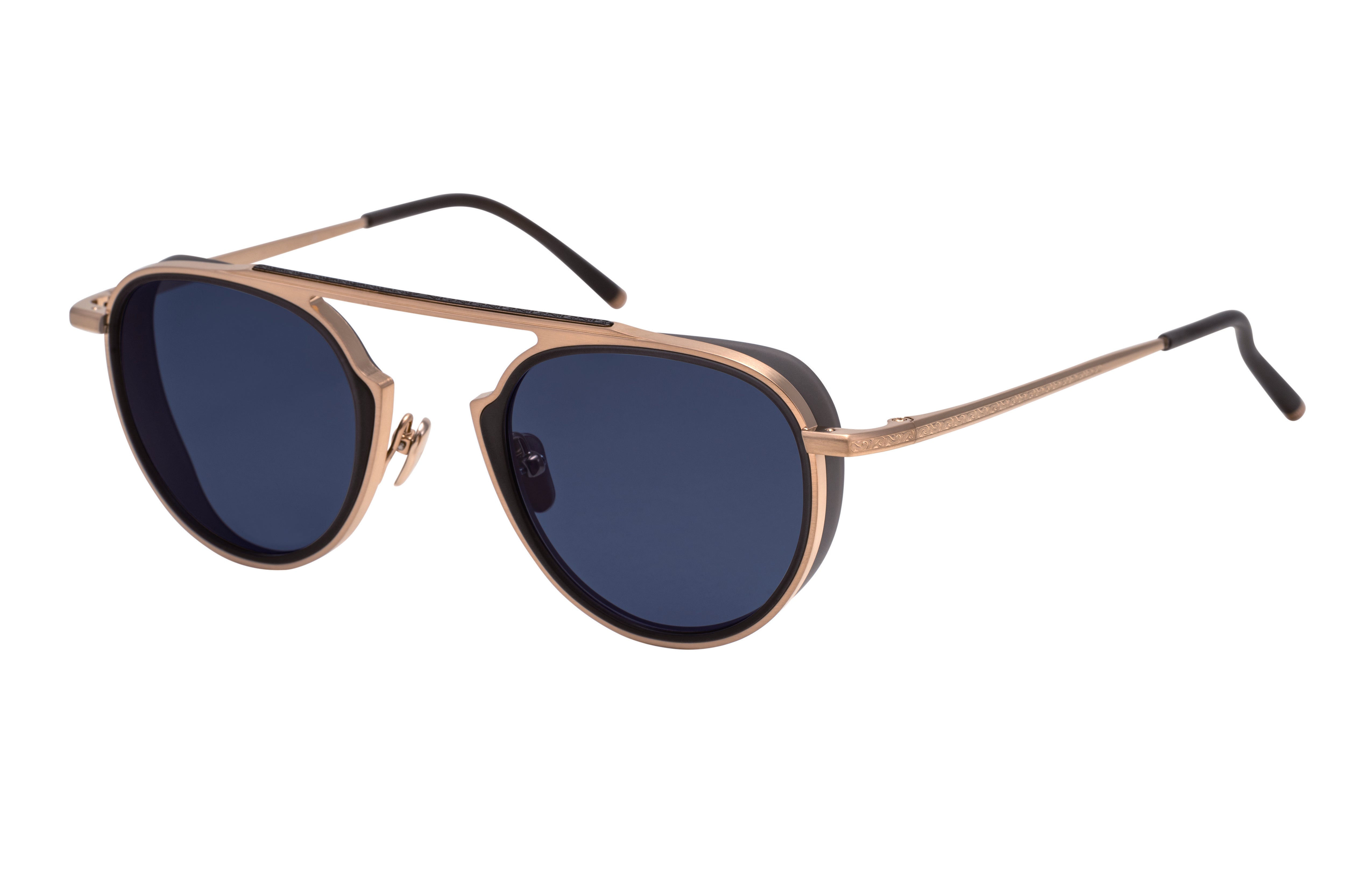 Masunaga x Kenzo Takada Centaurus Sunglasses S21 Black/Gold