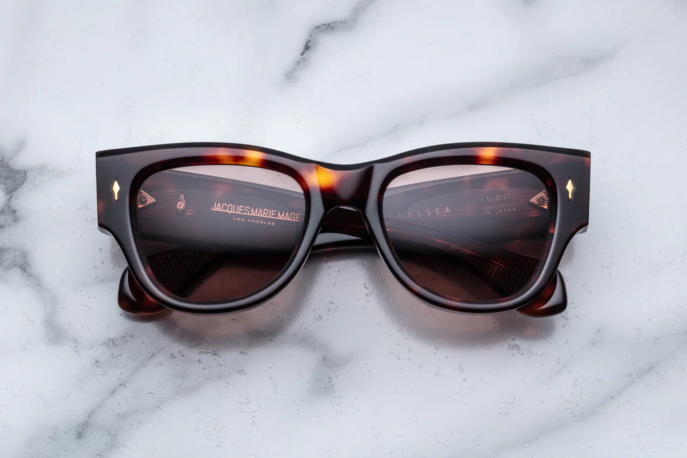 Jacques Marie Mage Chelsea in 5N Havana 5 Bronze - Luxury Eyewear