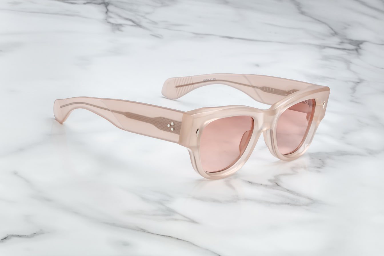 Jacques Marie Mage Chelsea in 15U Pink Quartz Autumn Gradient - Side View
