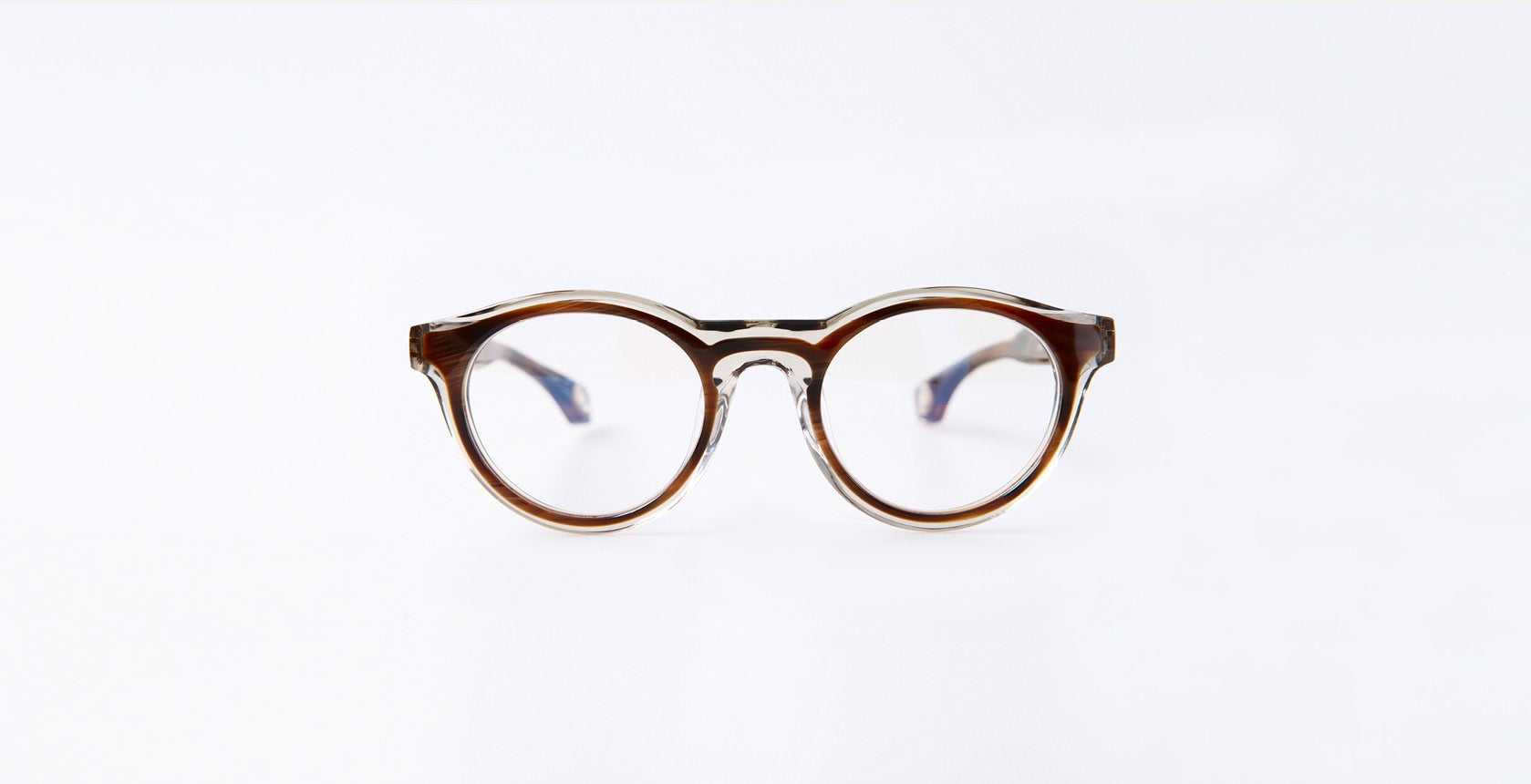 Blake Kuwahara Corbu Optical in Brown Horn