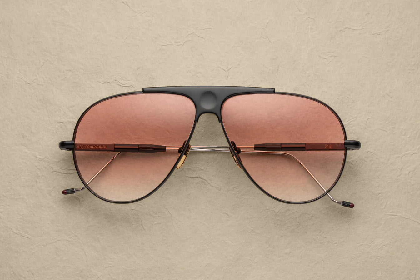 Jacques Marie Mage Daido in 88 Black Apricot Gradient - Luxury Eyewear