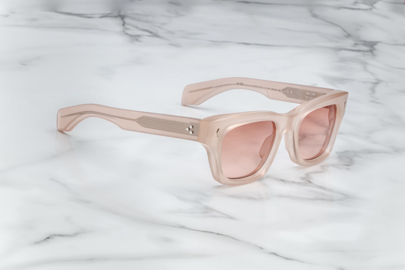 Jacques Marie Mage Dealan 53 (Sunglasses) in 15U Pink Quartz Autumn Gradient - Luxury Eyewear