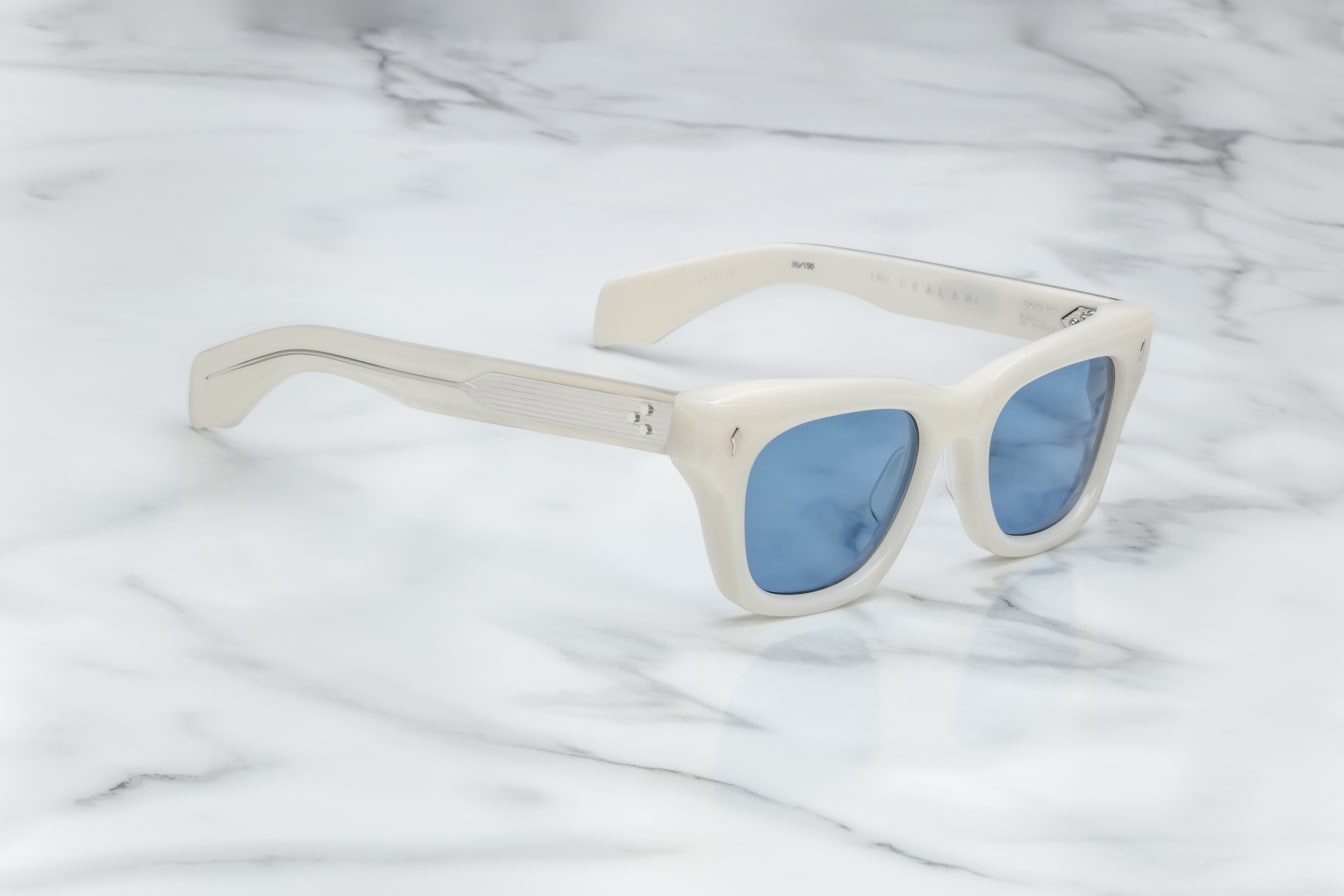 Jacques Marie Mage Dealan (Sunglasses) in 15Q Mykonos Blue - Side View