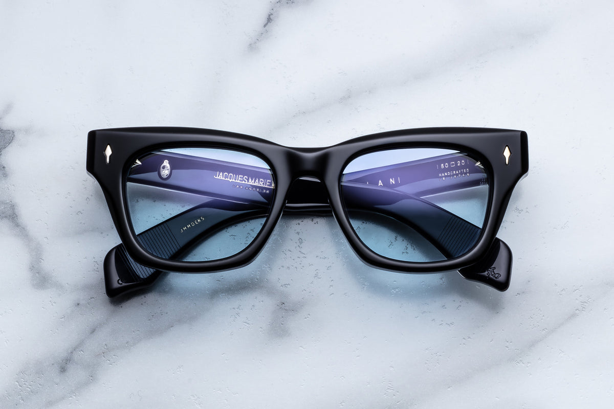 Jacques Marie Mage Dealan 50 Sunglasses in K5 Obscure Serene Blue