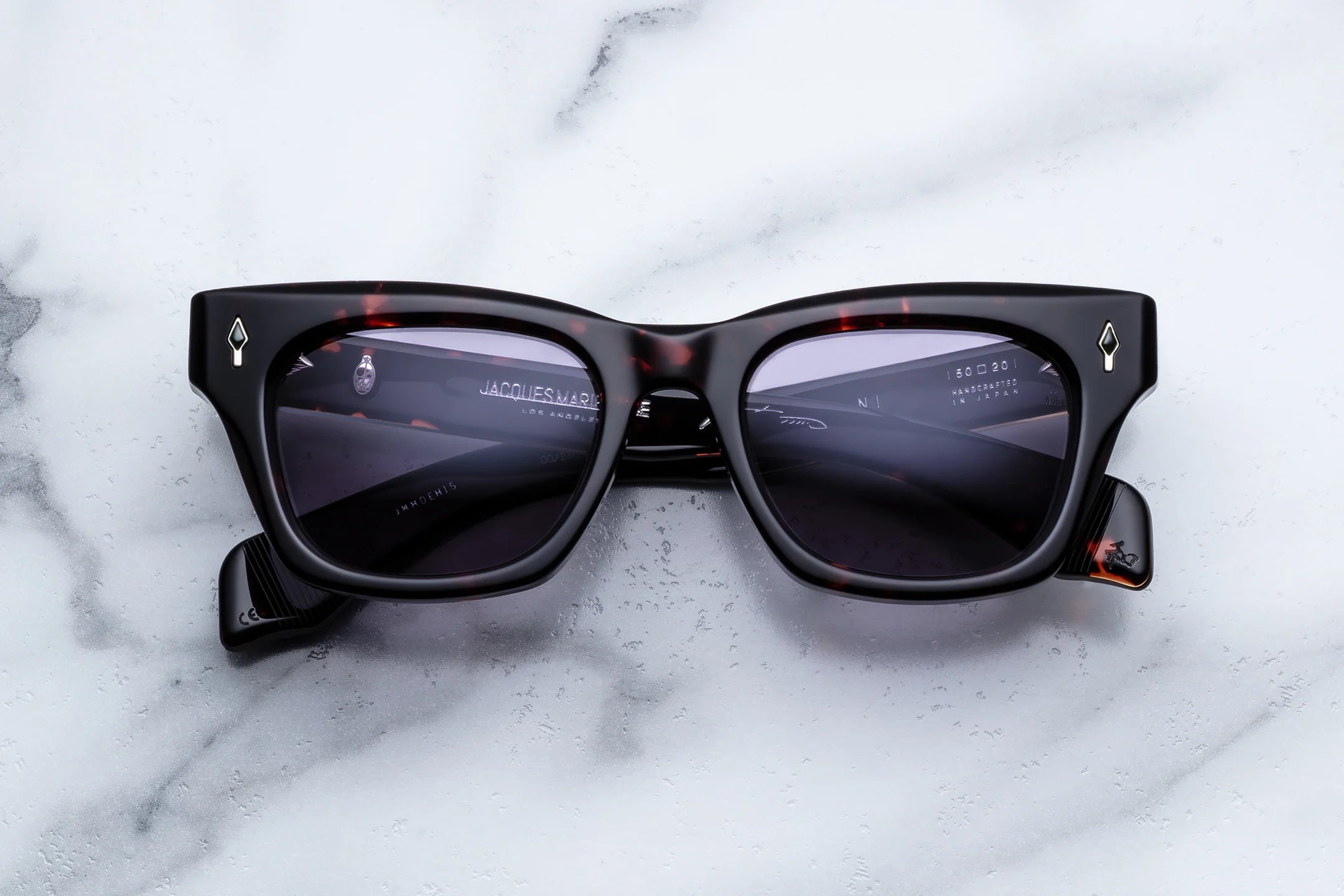 Jacques Marie Mage Dealan Patti Smith × Patti Smith in H15 Rayon Violet Nimbus - Luxury Eyewear