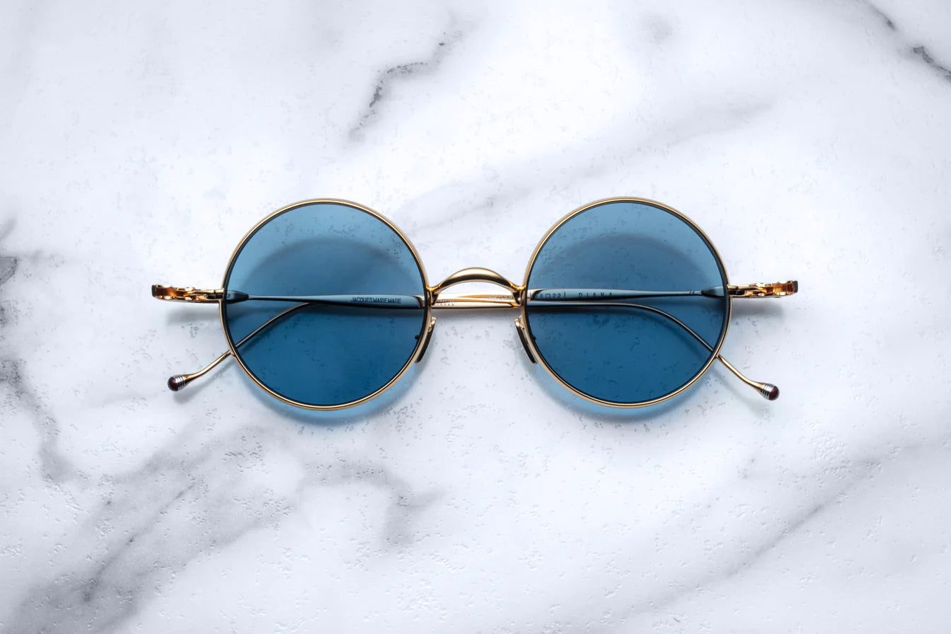 Jacques Marie Mage Diana in 40 Gold Azure - Luxury Eyewear
