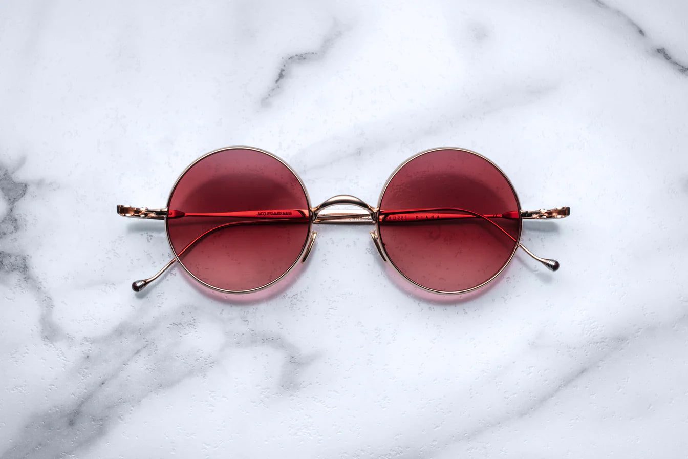 Jacques Marie Mage Diana in 3E Rose Gold - Luxury Eyewear
