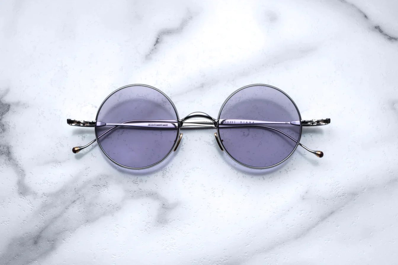 Jacques Marie Mage Diana in 41 Silver Lavender - Luxury Eyewear