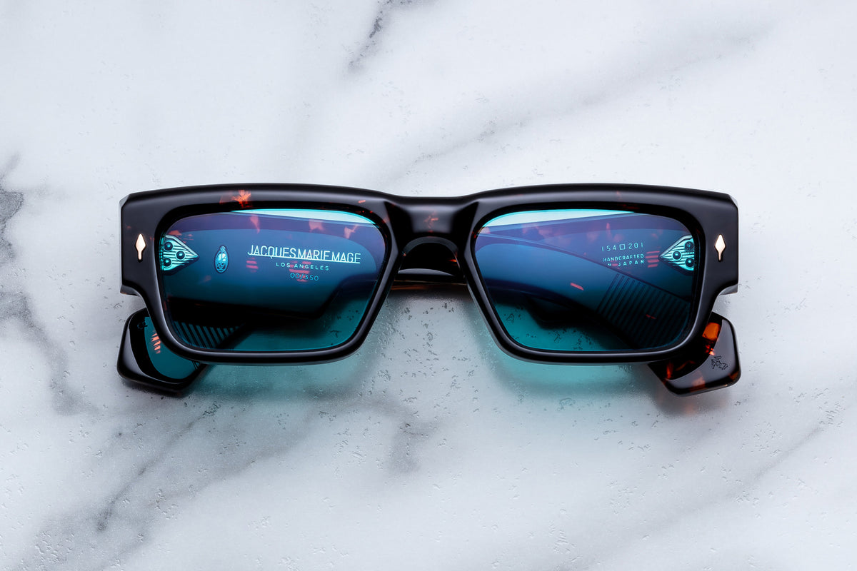 Jacques Marie Mage Engel Sunglasses in H24 Aegen Cyan