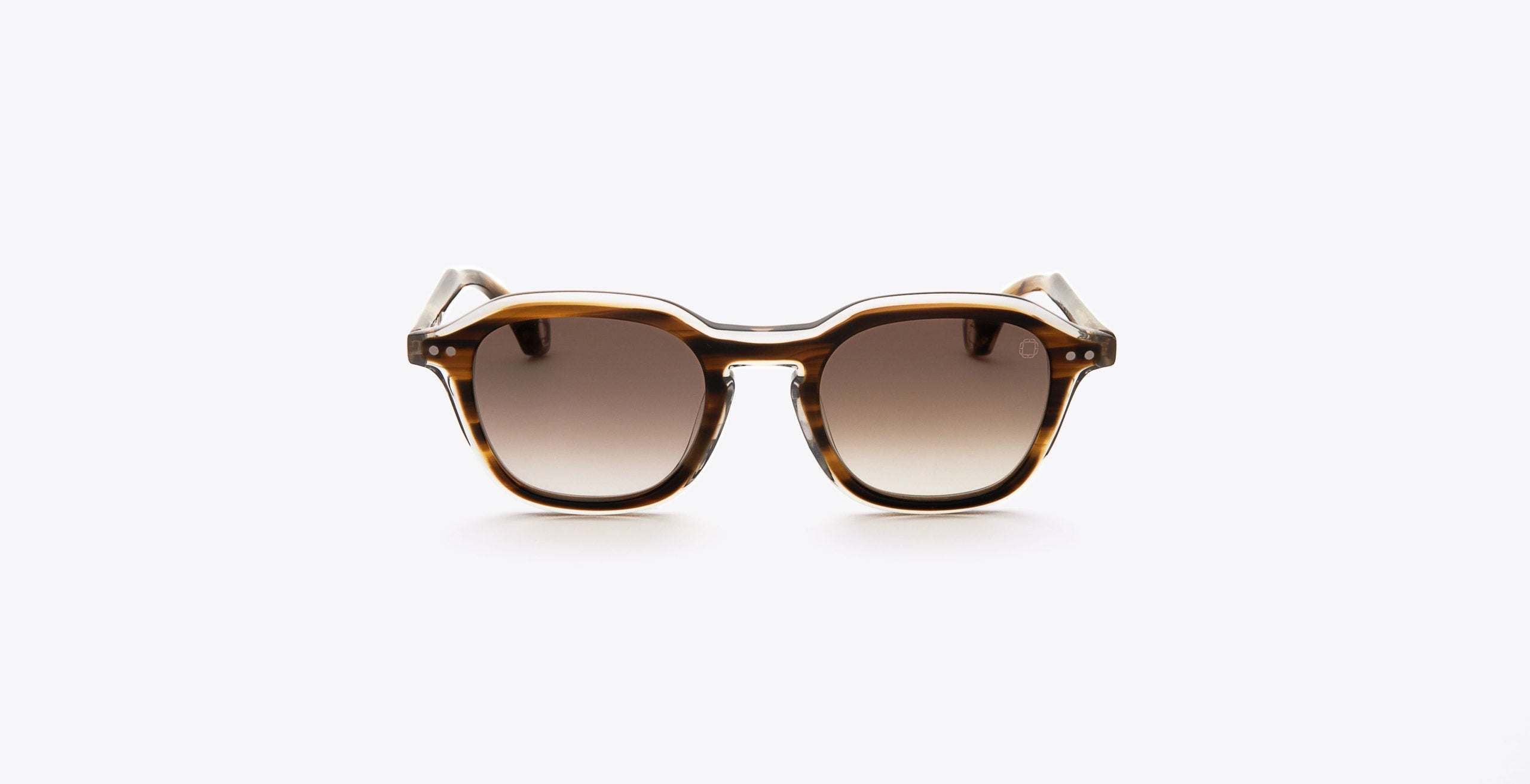 Blake Kuwahara Fletcher Optical in Light Brown Horn