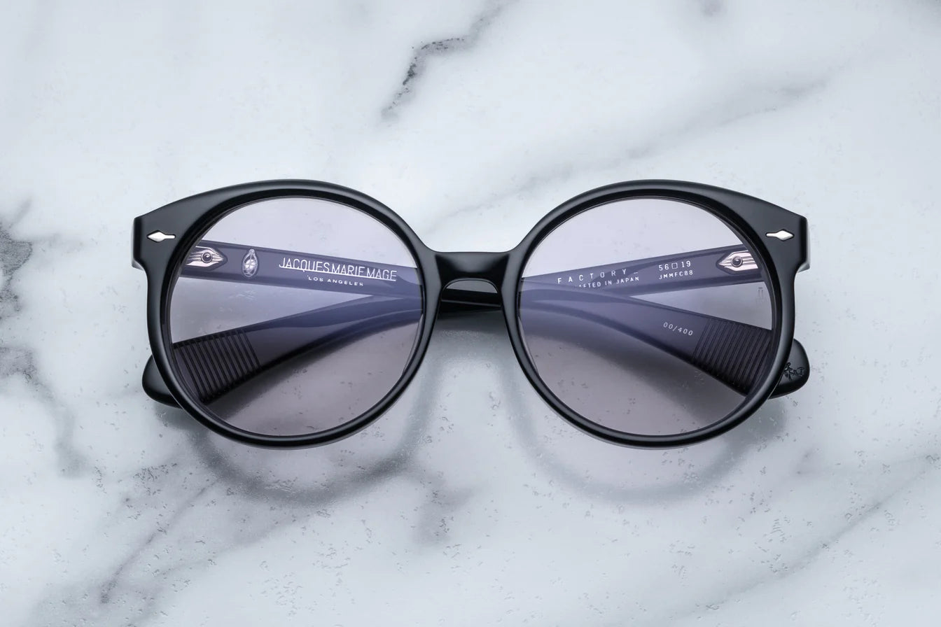 Jacques Marie Mage Factory in 88 Black Haze - Luxury Eyewear