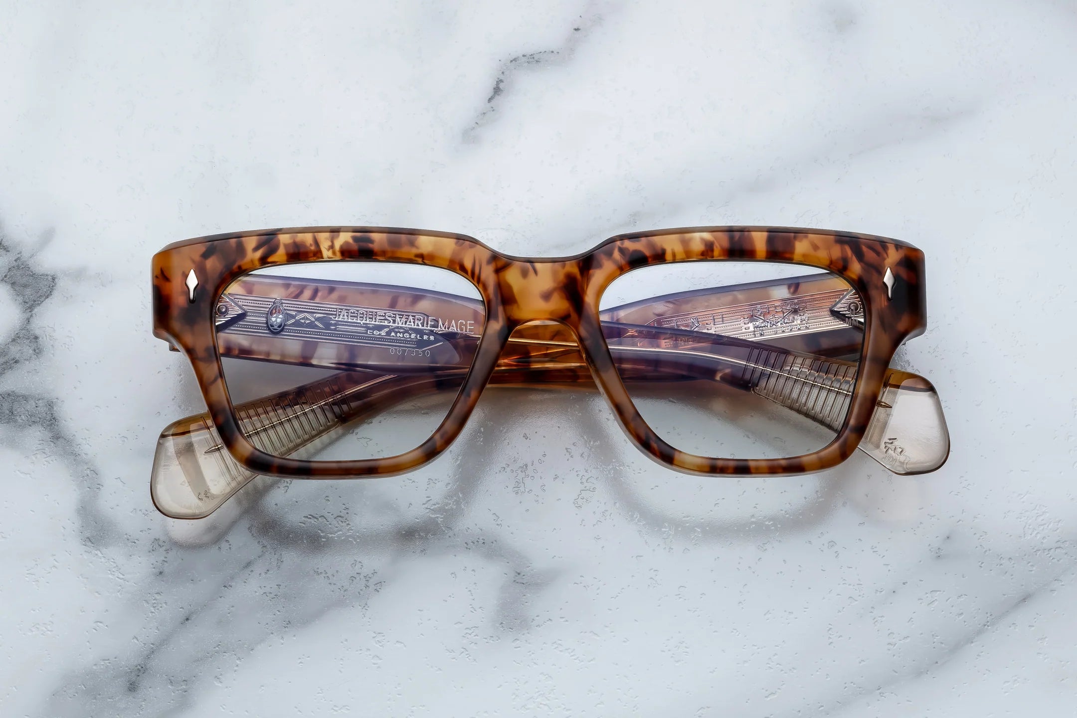 Jacques Marie Mage Fellini in 13U Cairo Superlight Blue Rx - Luxury Eyewear