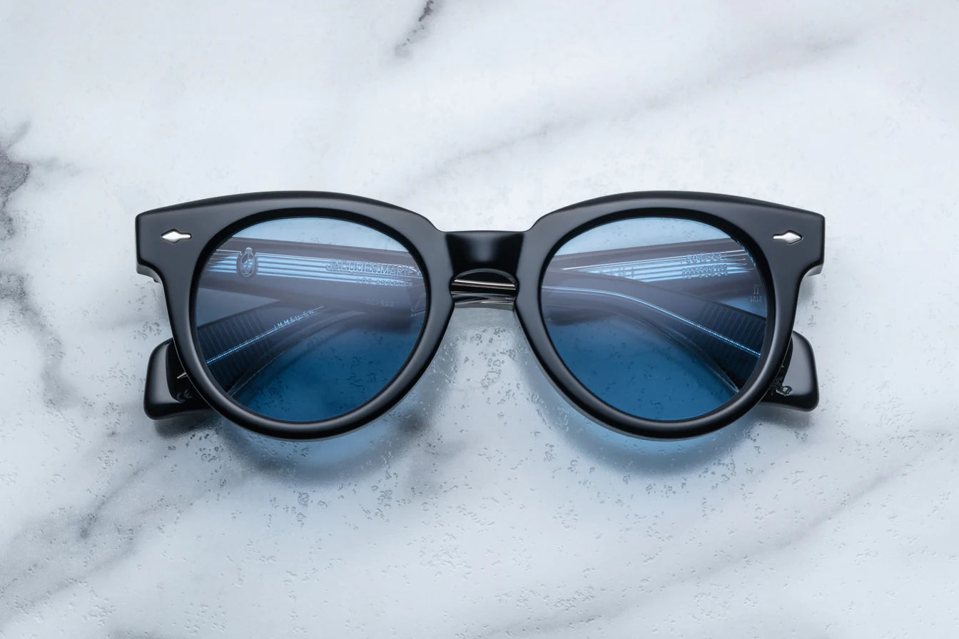 Jacques Marie Mage Fontainebleau 2 in 6W Titan Azure - Luxury Eyewear