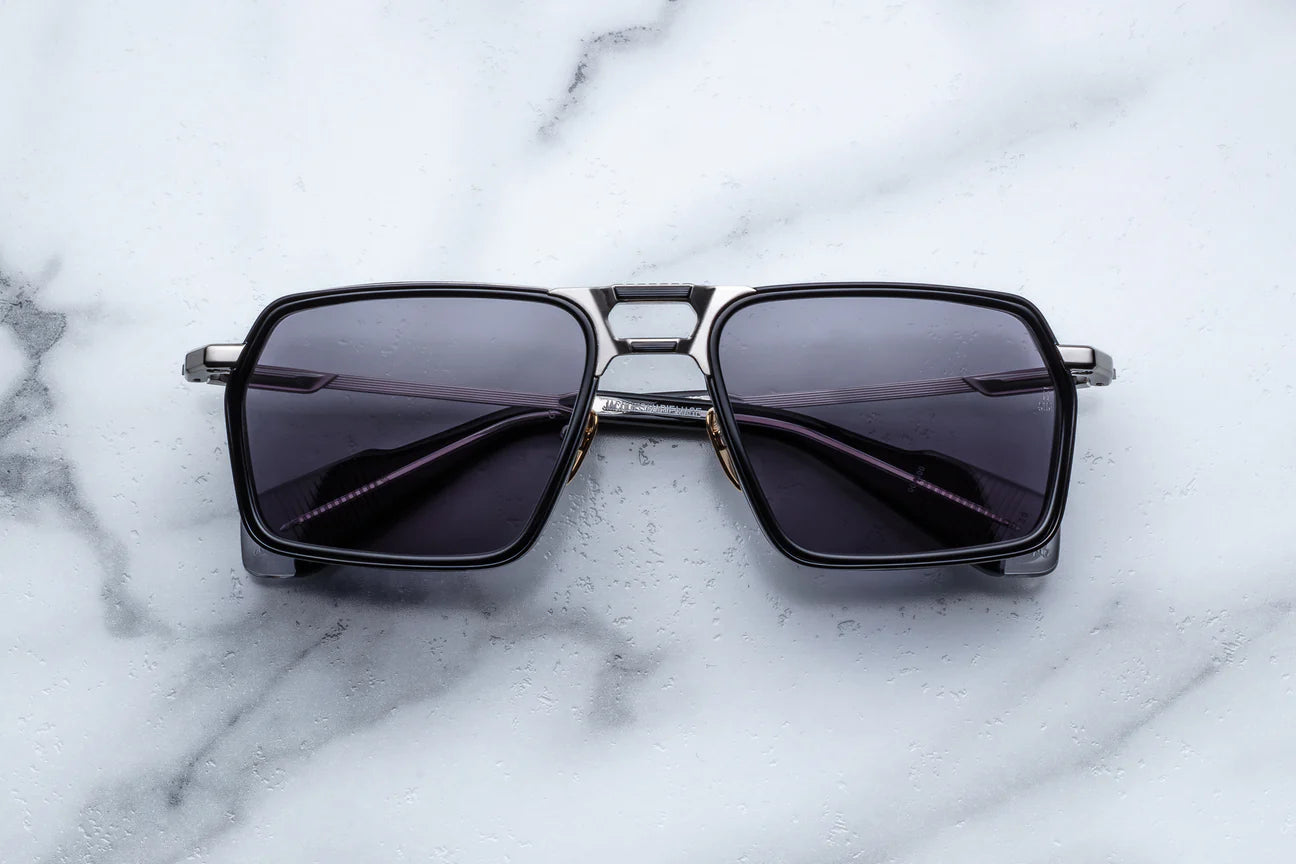 Jacques Marie Mage Gt-R in 17G Armour Charcoal - Luxury Eyewear
