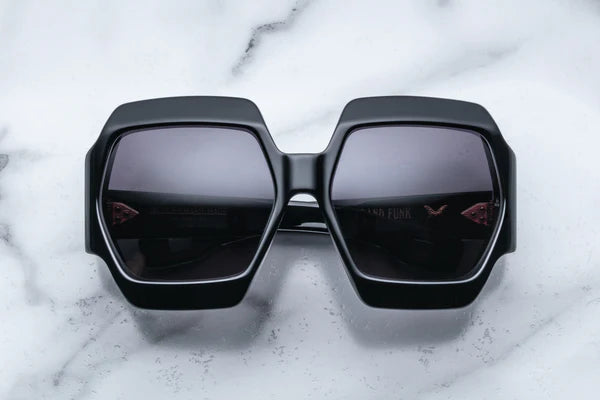 Jacques Marie Mage Grandfunk in 88 Black Black - Luxury Eyewear