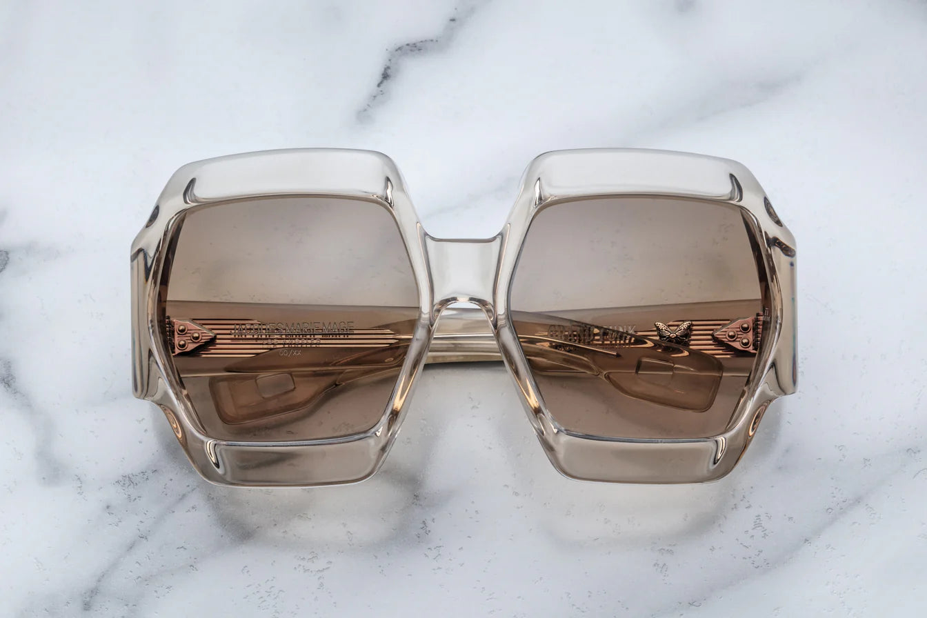 Jacques Marie Mage Grandfunk in 13P Sahara Cacao - Luxury Eyewear