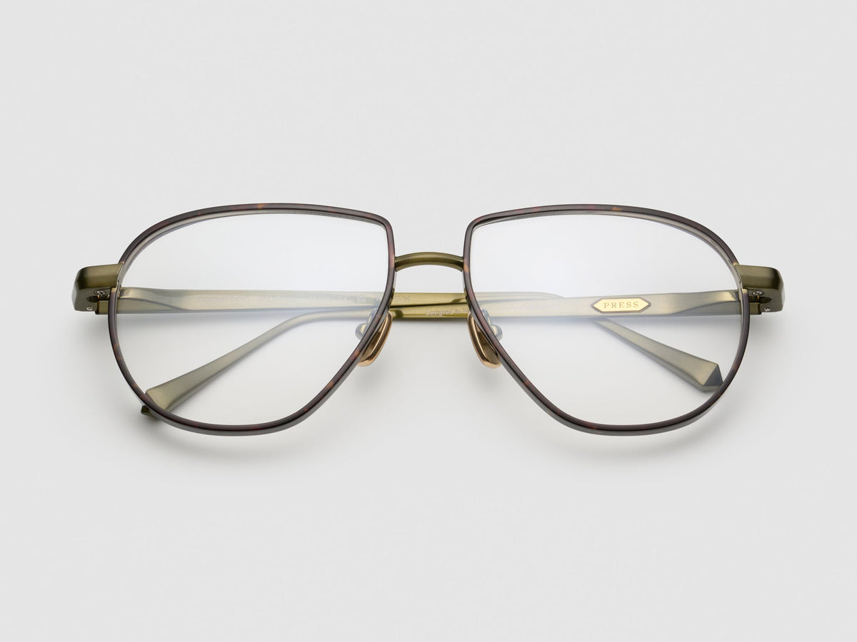 Press Hound Dog Optical in ARMY TORT