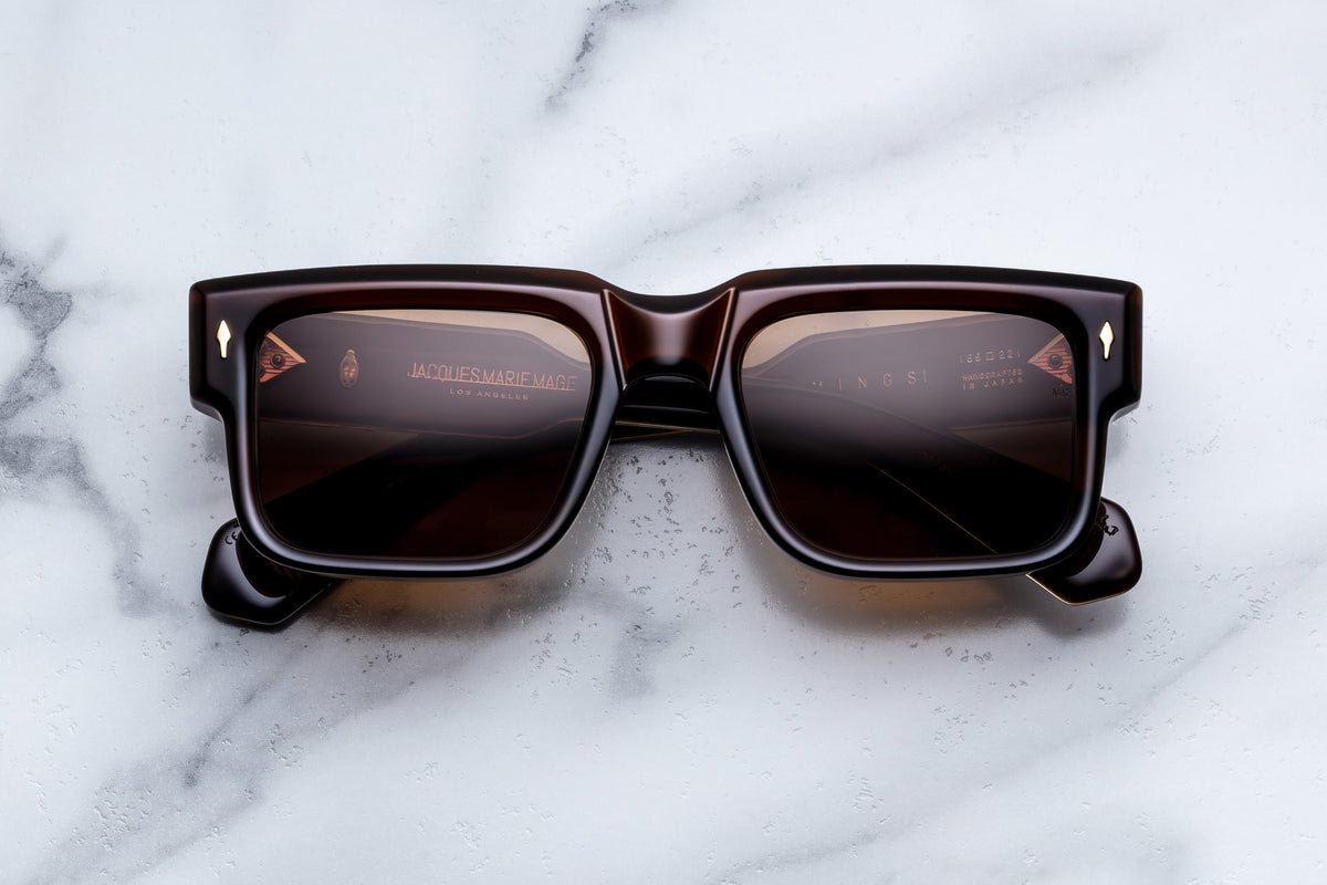 Jacques Marie Mage Hemmings Sunglasses in B22 Cafe Hazel