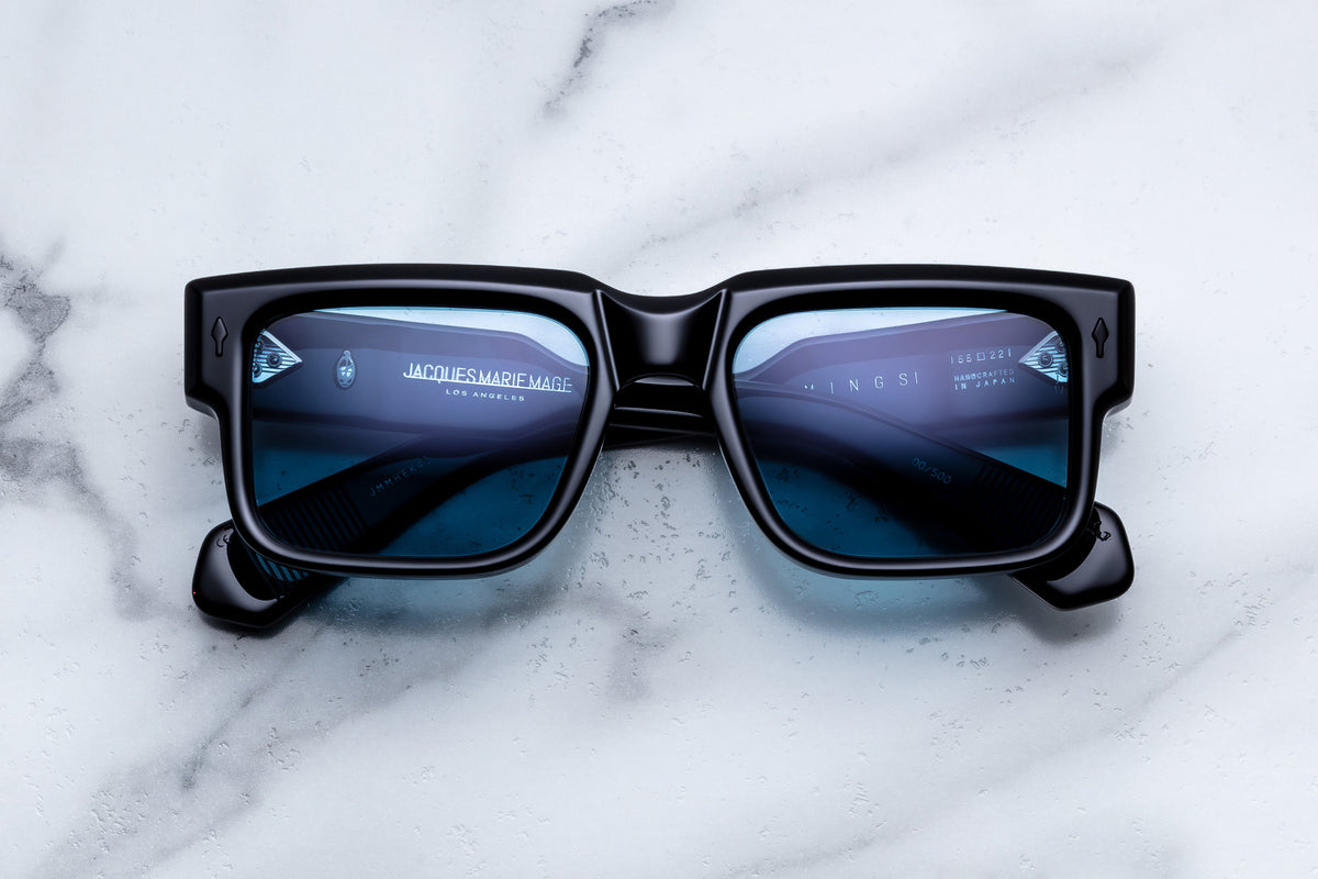 Jacques Marie Mage Hemmings Sunglasses in K41 Mystique/Silver Lapis