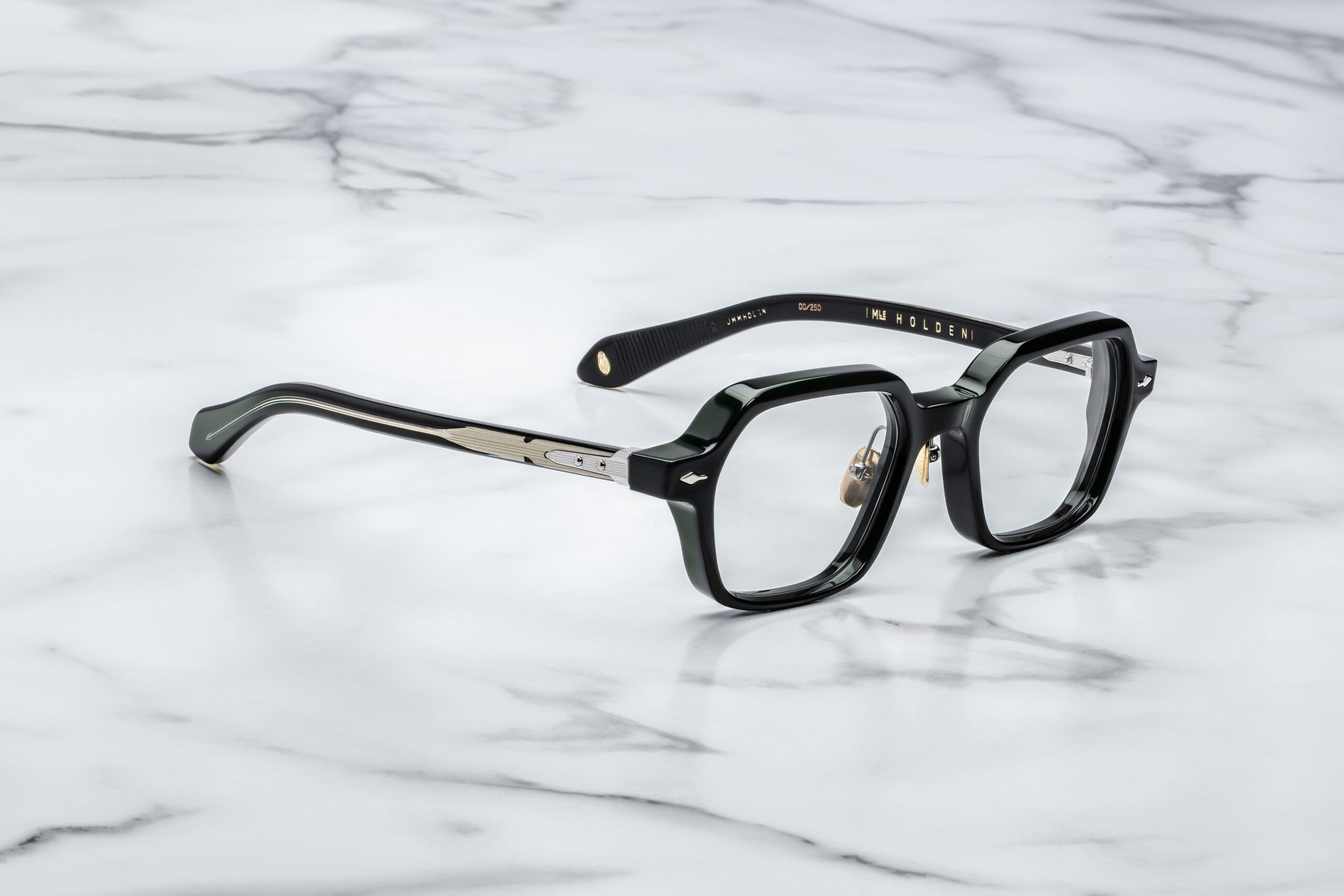 Jacques Marie Mage Holden in 1N Viper Superlight Green - Side View