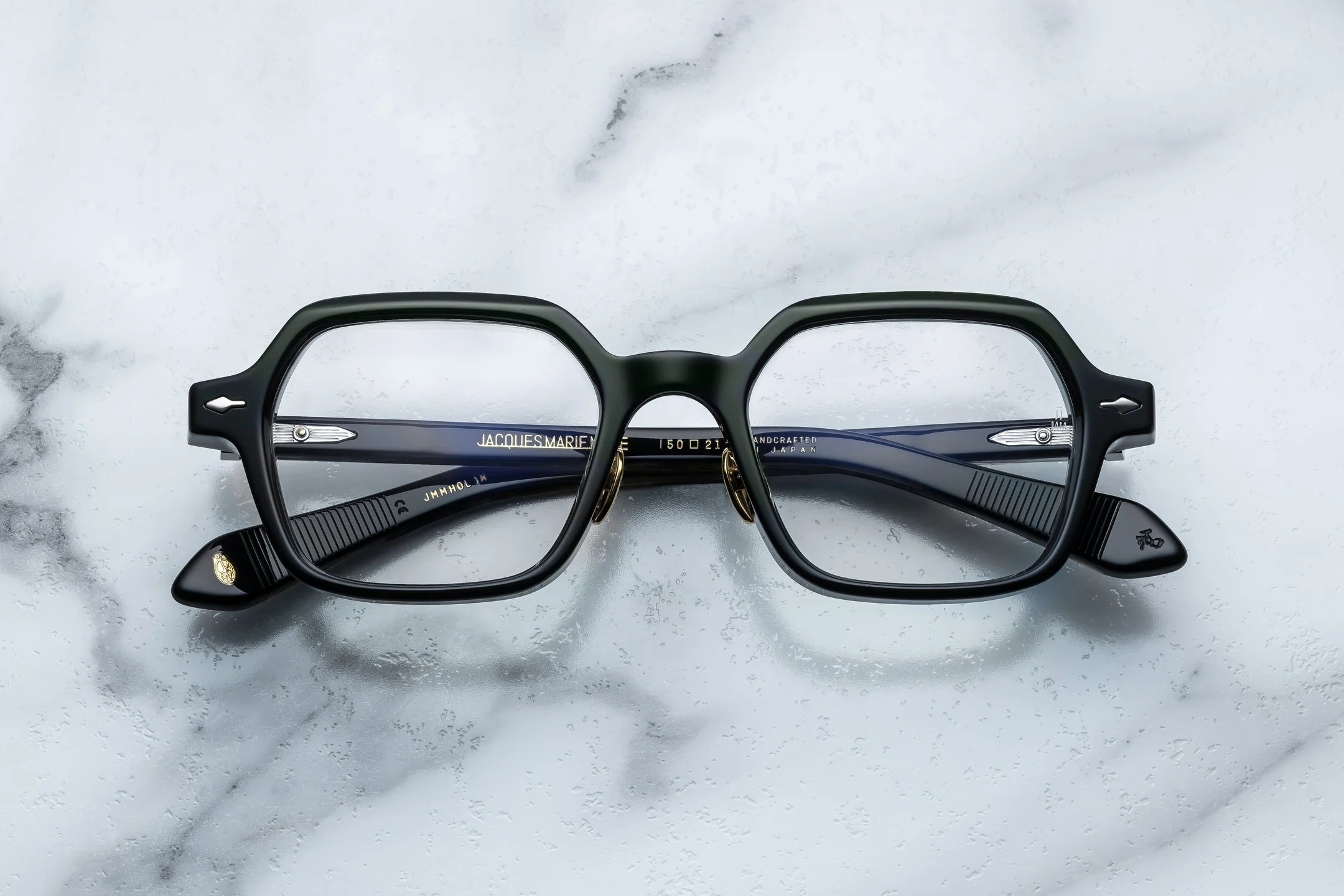Jacques Marie Mage Holden in 1N Viper Superlight Green - Luxury Eyewear